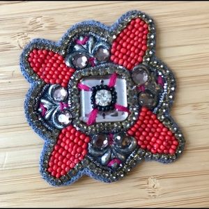 NWOT Anthropologie Beaded Hair Clip